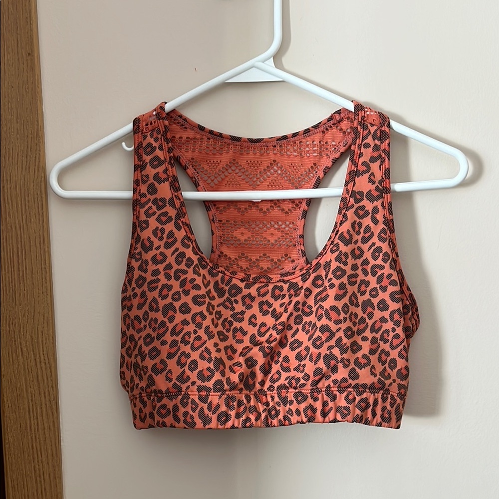 Zyia Active Leopard Print Bomber Bra